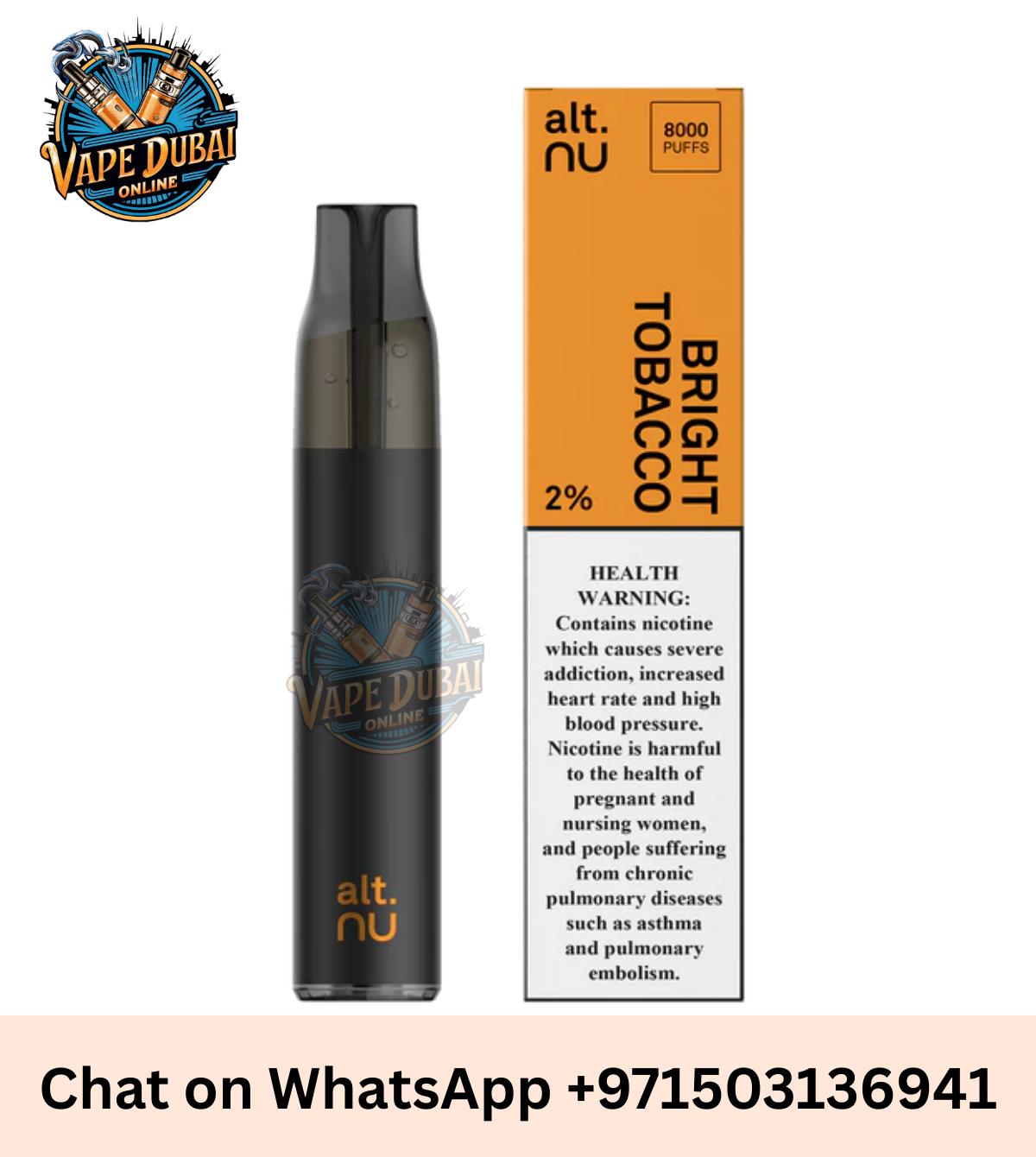 Alt NU 8000 Puffs Disposable Vape 20mg – Long-Lasting FEELM MAX UAE