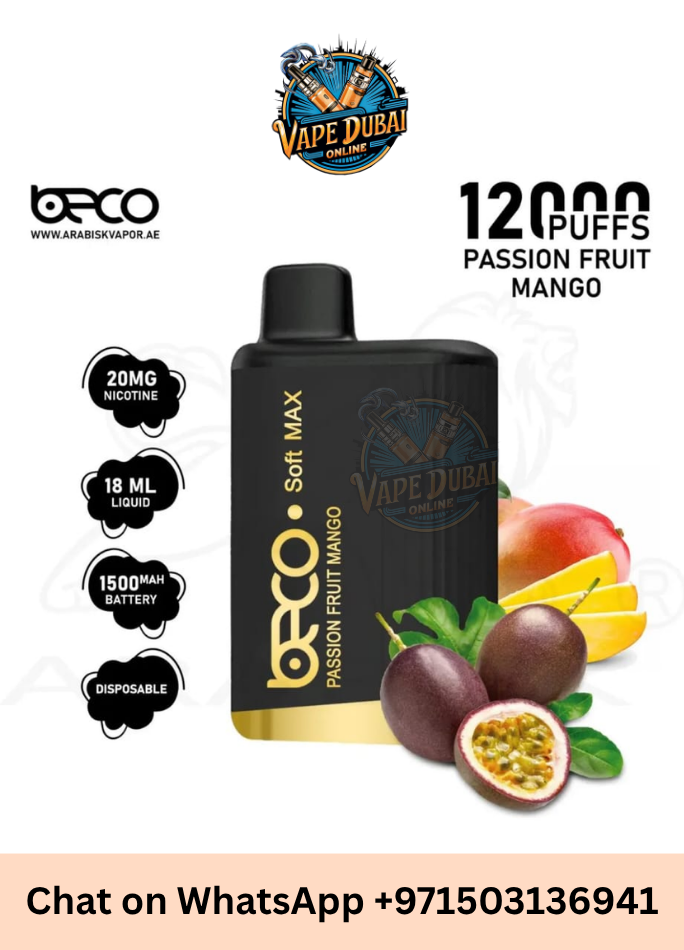 BECO SOFTMAX 12000 Puffs Disposable Vape 20mg in Dubai UAE