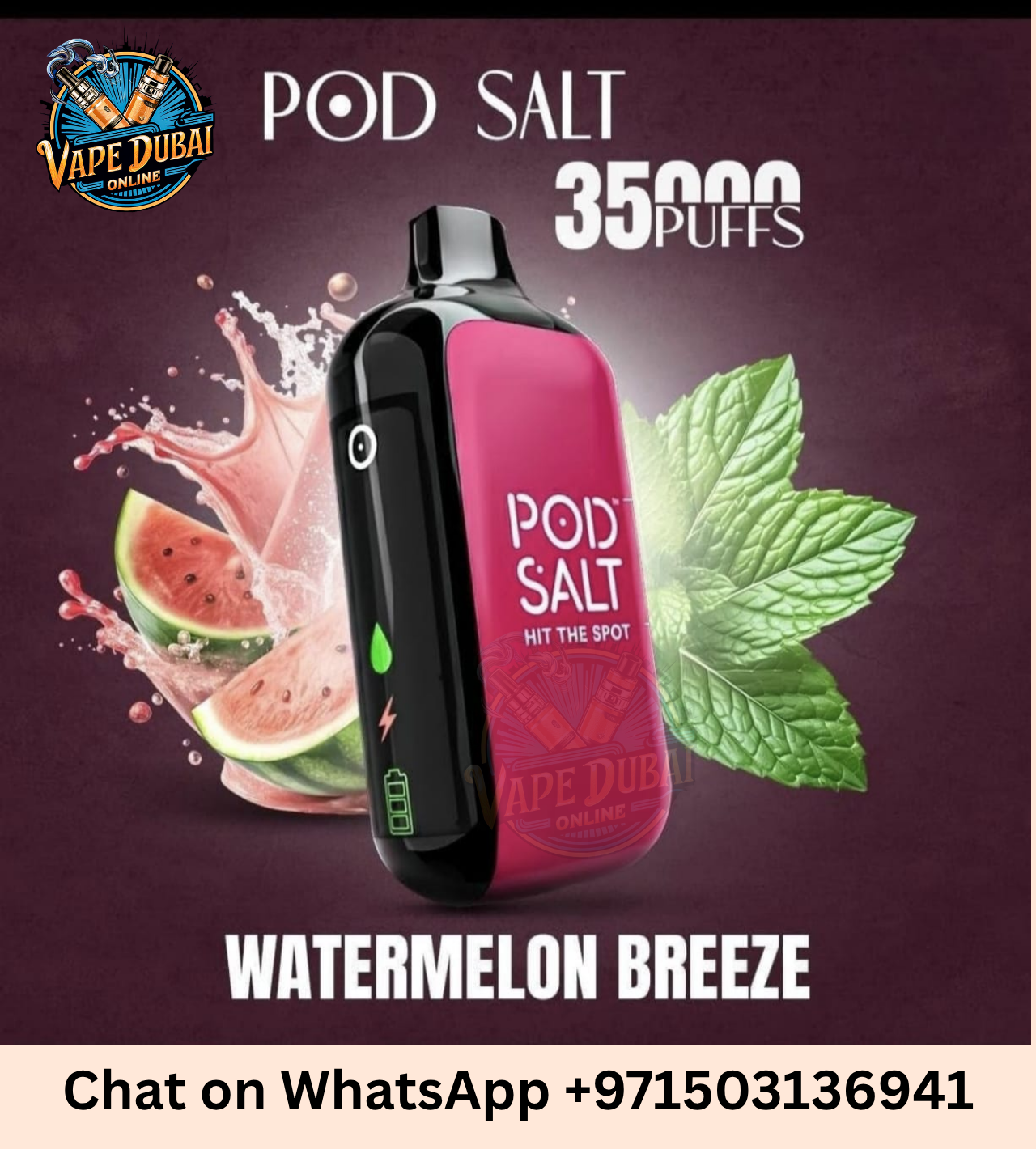 Buy Pod Salt 35000 Puffs Disposable Vape in Dubai & UAE
