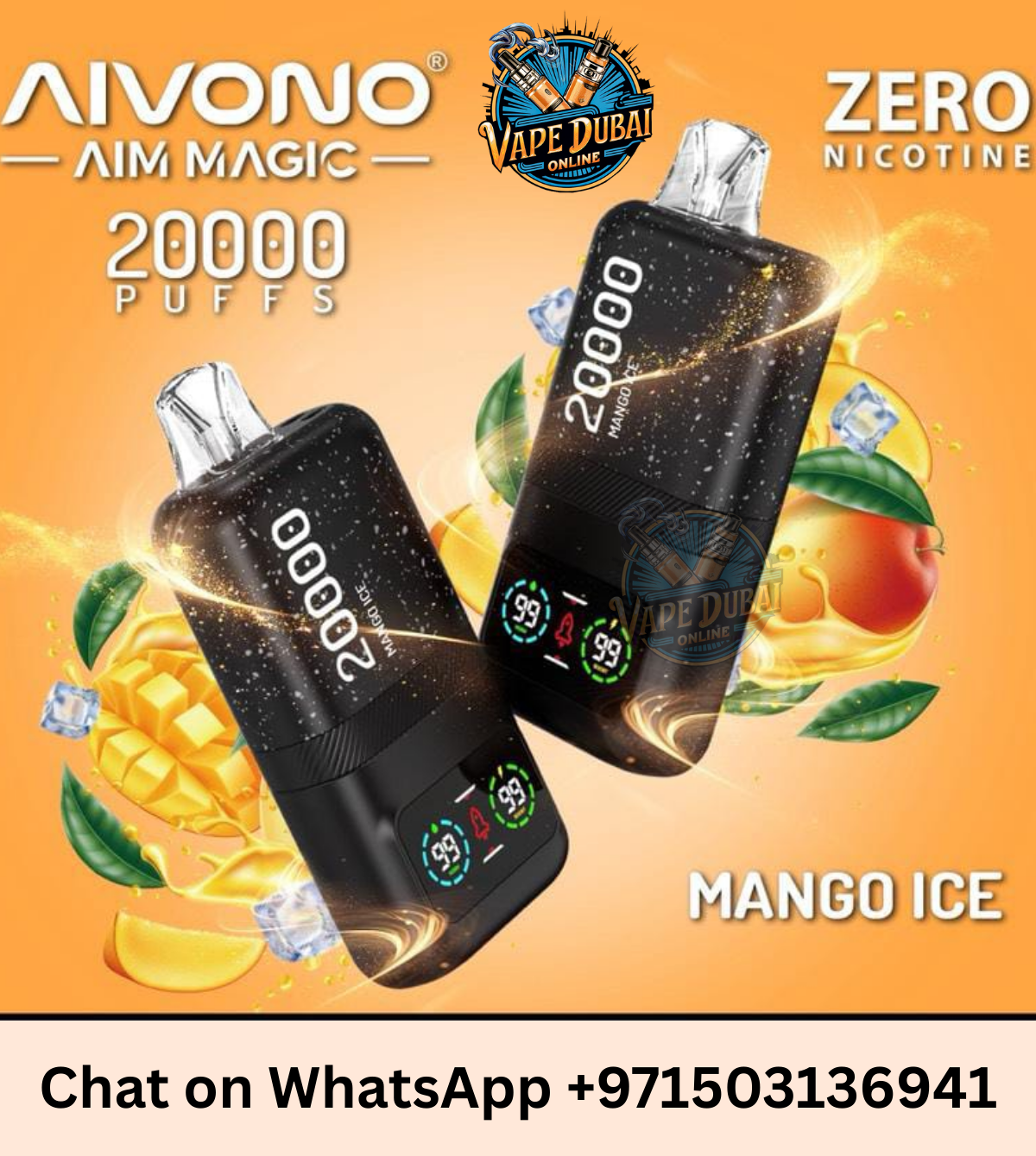 Aivono Aim Magic Zero 20000 Puffs Vape 0% Nicotine – Dubai UAE