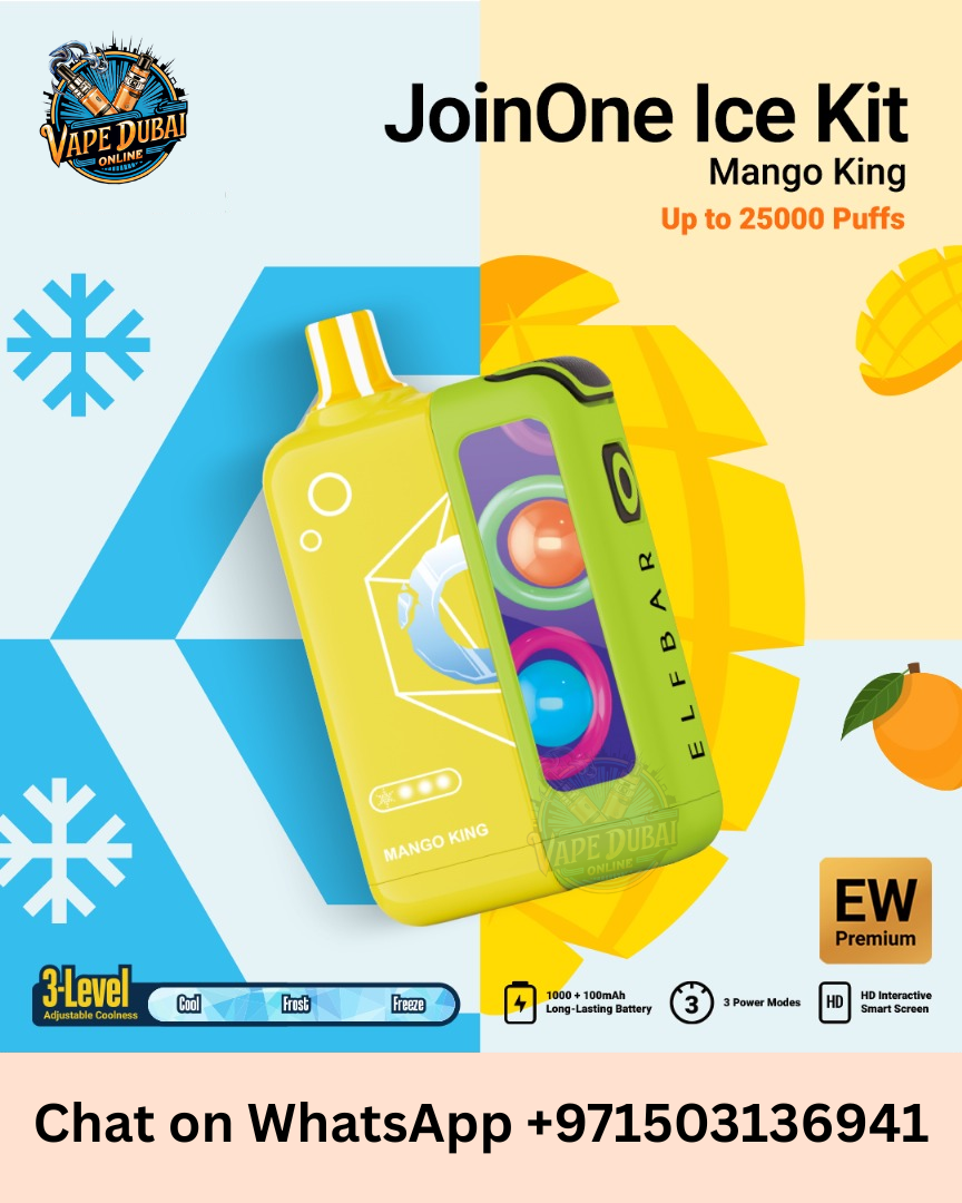ELF BAR JoinOne Ice Kit 25000 Puffs Disposable Vape in Dubai UAE