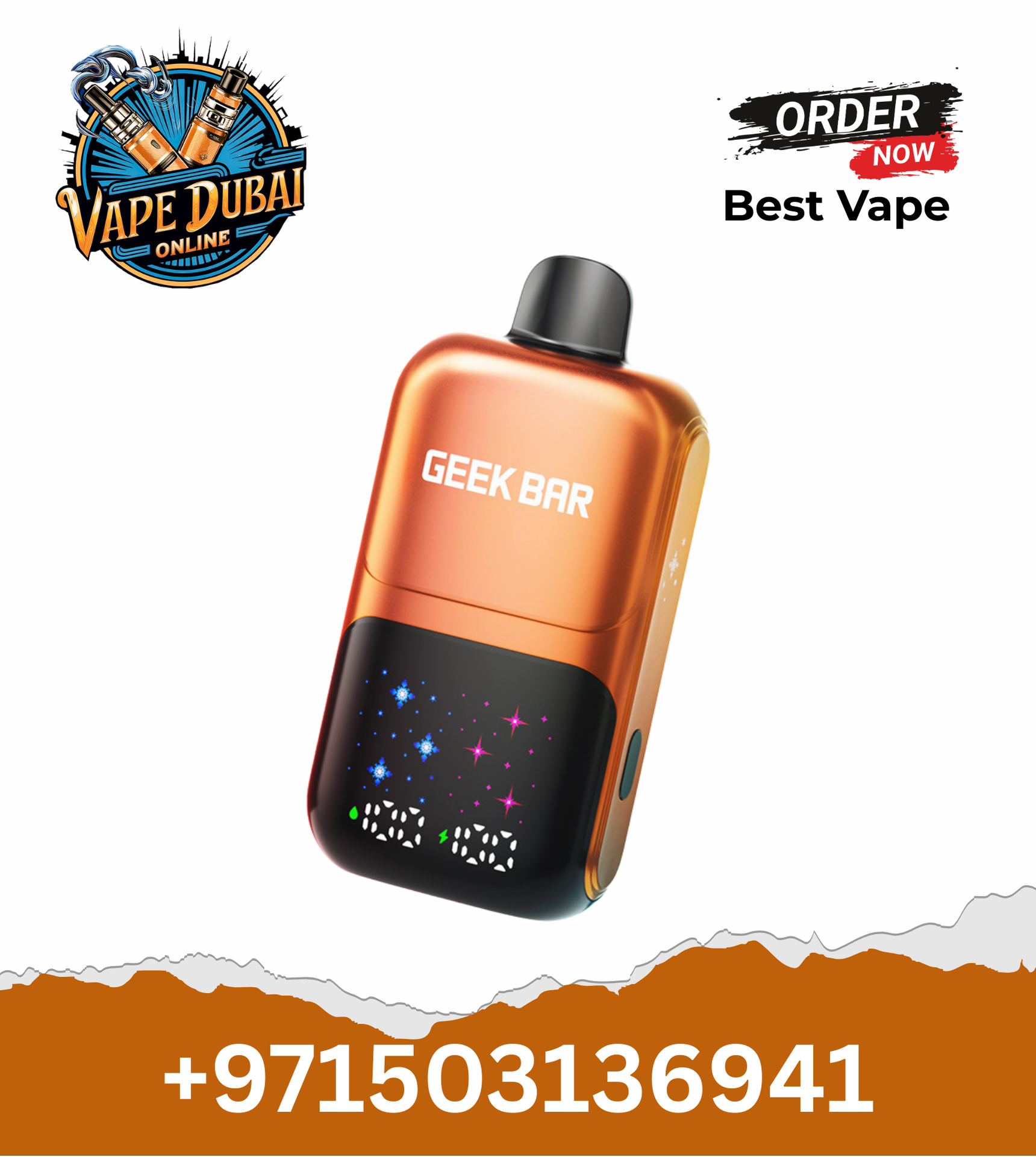 Geek Bar 2GO 50K Dual Flavor Rechargeable Disposable Vape UAE