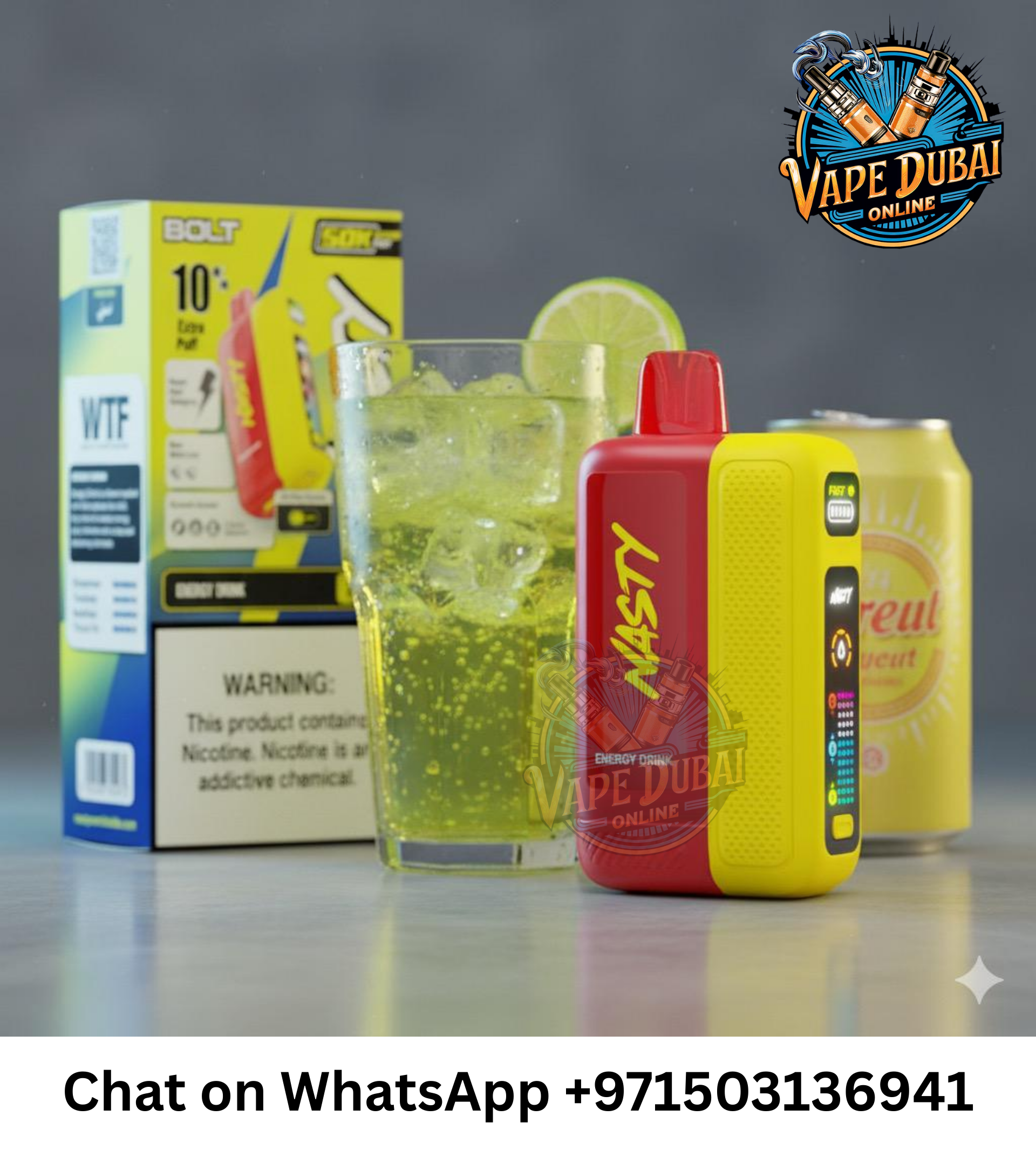 Nasty Bolt Hyperbeast 50k Puffs Disposable Vape – Buy Online in Dubai UAE