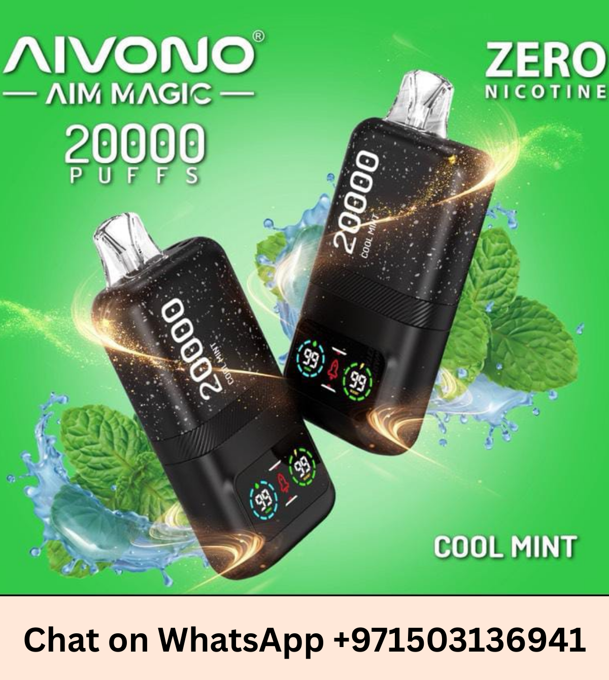 Aivono Aim Magic Zero 20000 Puffs Vape 0% Nicotine – Dubai UAE