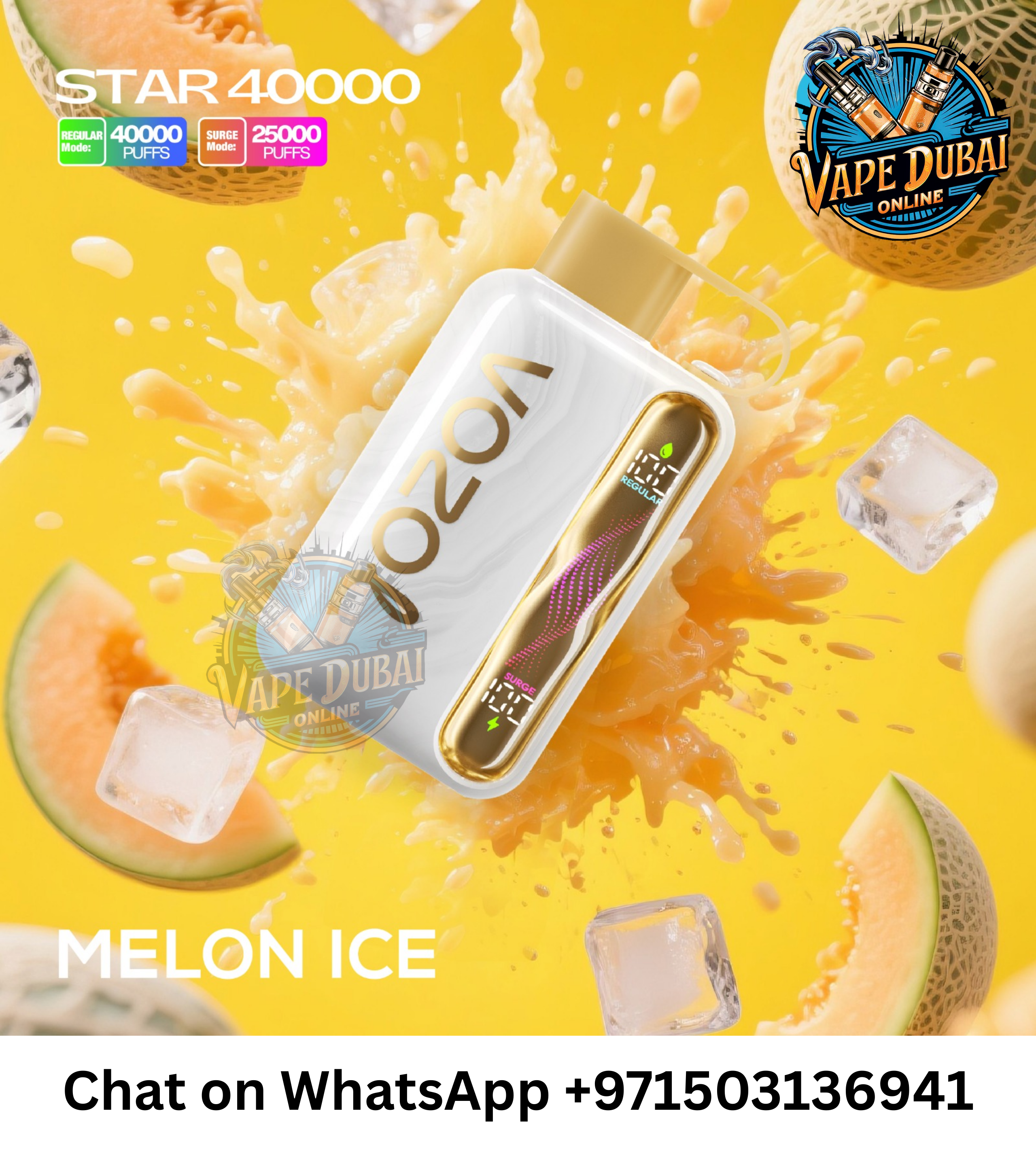 Vozol Star 40000 Puffs Dual Mesh Coil Disposable Vape