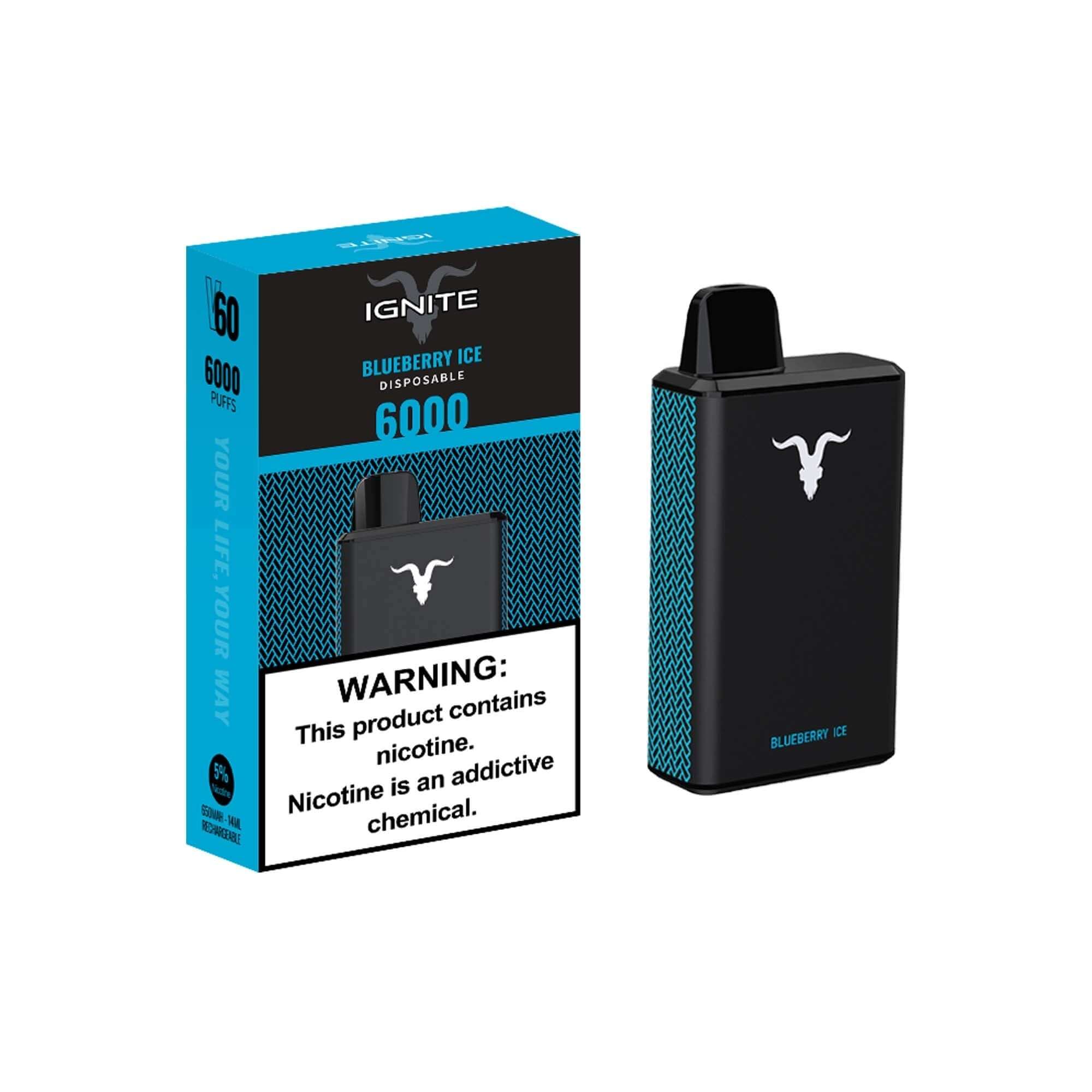 Ignite V60 6000 Puffs Disposable Vape – Luxury Look | UAE Edition