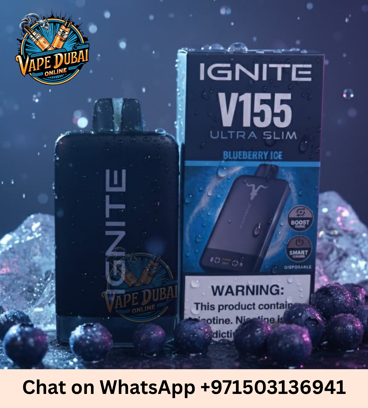 IGNITE V155 15,500 Puffs Vape Box Packaging – Vape Dubai Online