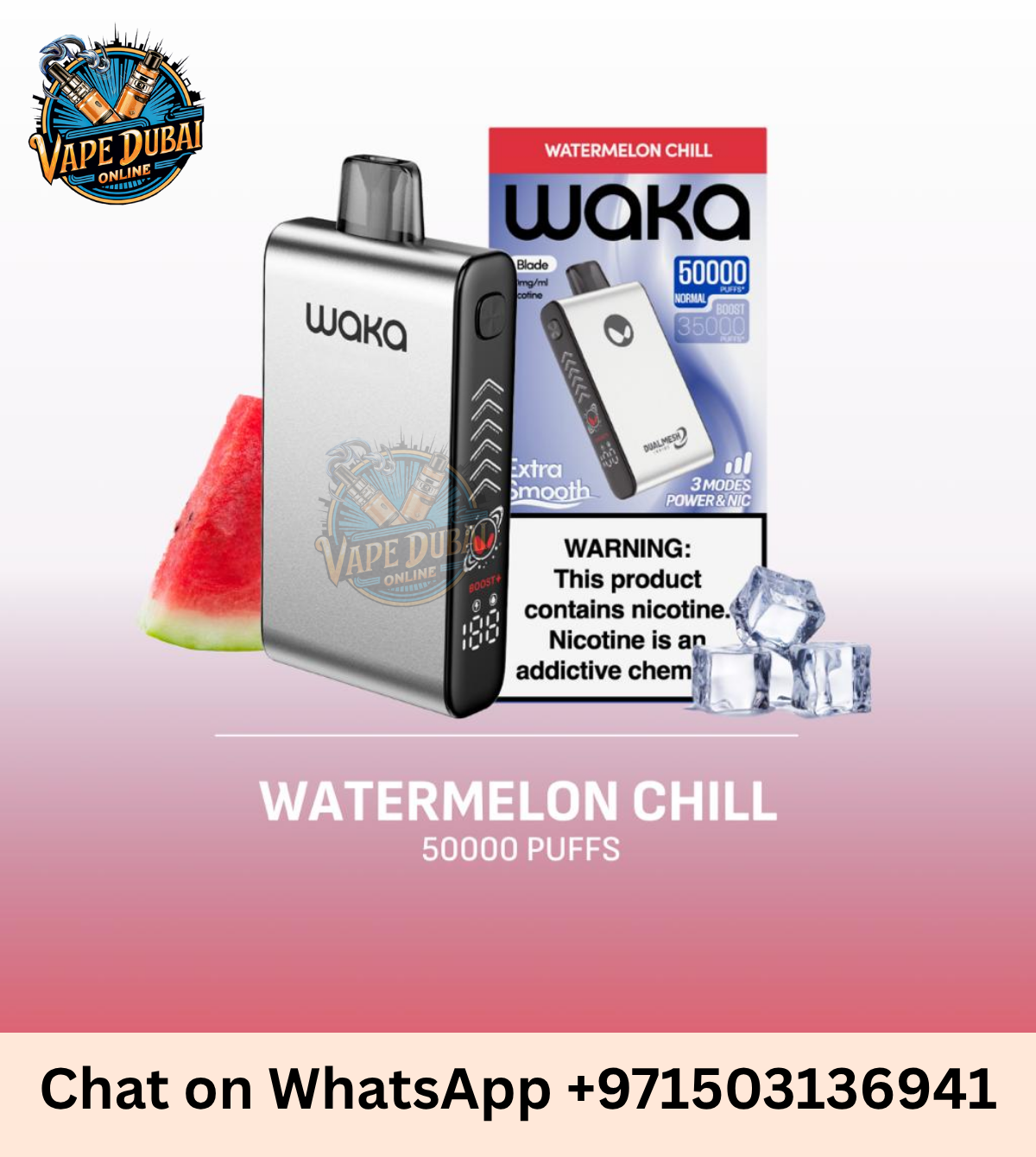 Waka Blade 50000 Puffs Disposable Vape UAE | 20mg–50mg Nicotine