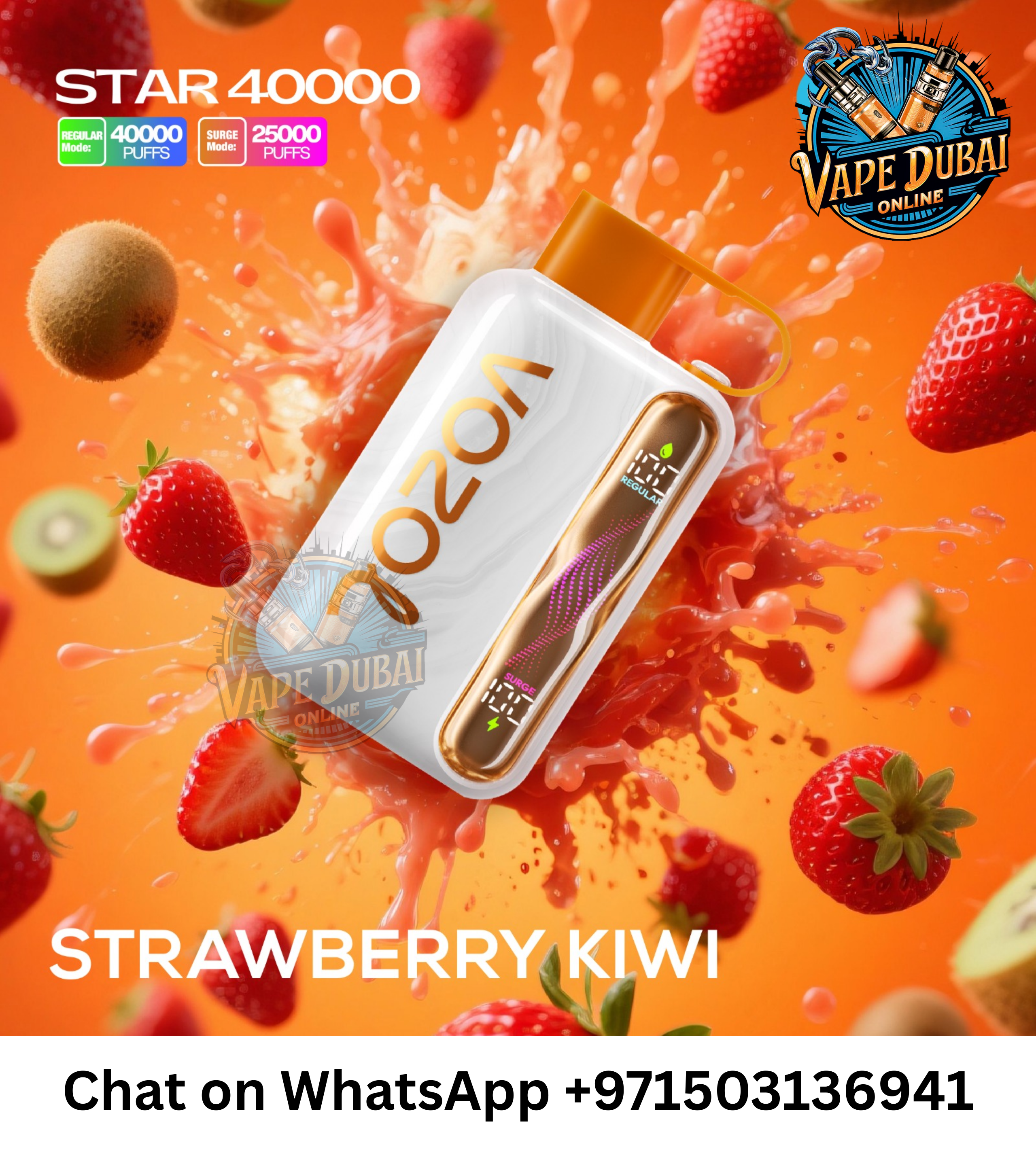 Vozol Star 40000 Puffs Vape Device in 20+ Flavors UAE