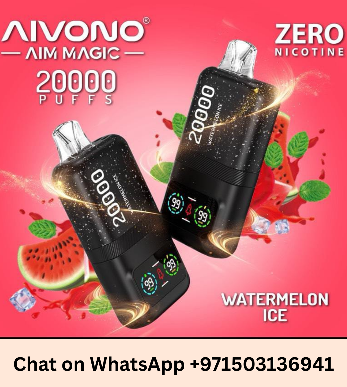 Aivono Aim Magic Zero 20000 Puffs Vape 0% Nicotine – Dubai UAE