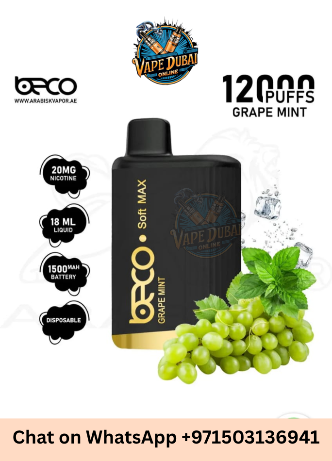 BECO SOFTMAX 12000 Puffs Disposable Vape 20mg in Dubai UAE