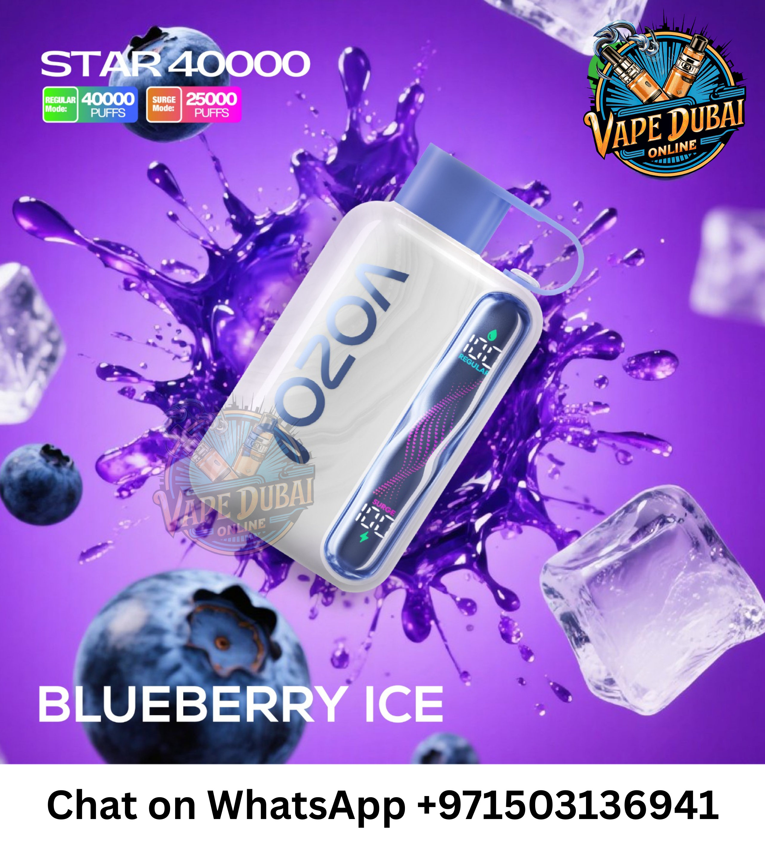 Long-lasting Vozol Star Disposable Vape 5% Nicotine Dubai UAE