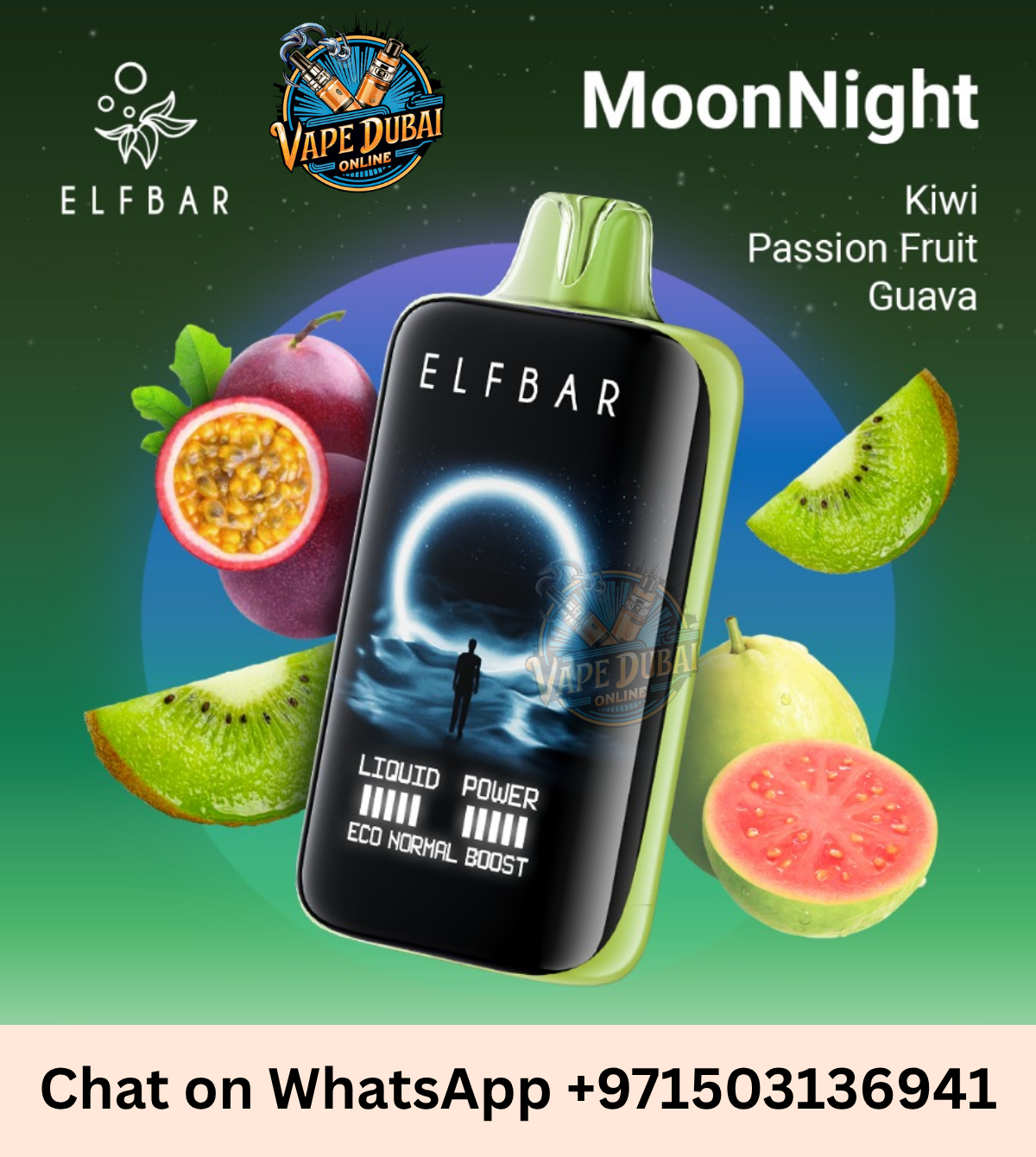 ELF BAR Moon Night 40000 Puffs Disposable Vape 50mg – UAE Edition