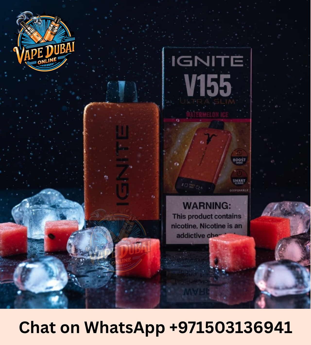 IGNITE V155 Rechargeable Disposable Vape – 15,500 Puffs – Vape Dubai Online