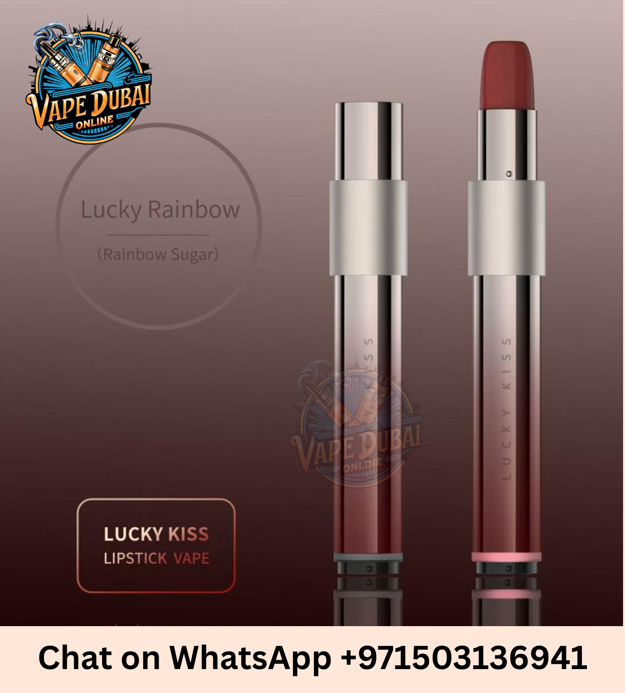 Premium Lucky Kiss LK600 Vape Packaging – Dubai UAE Edition