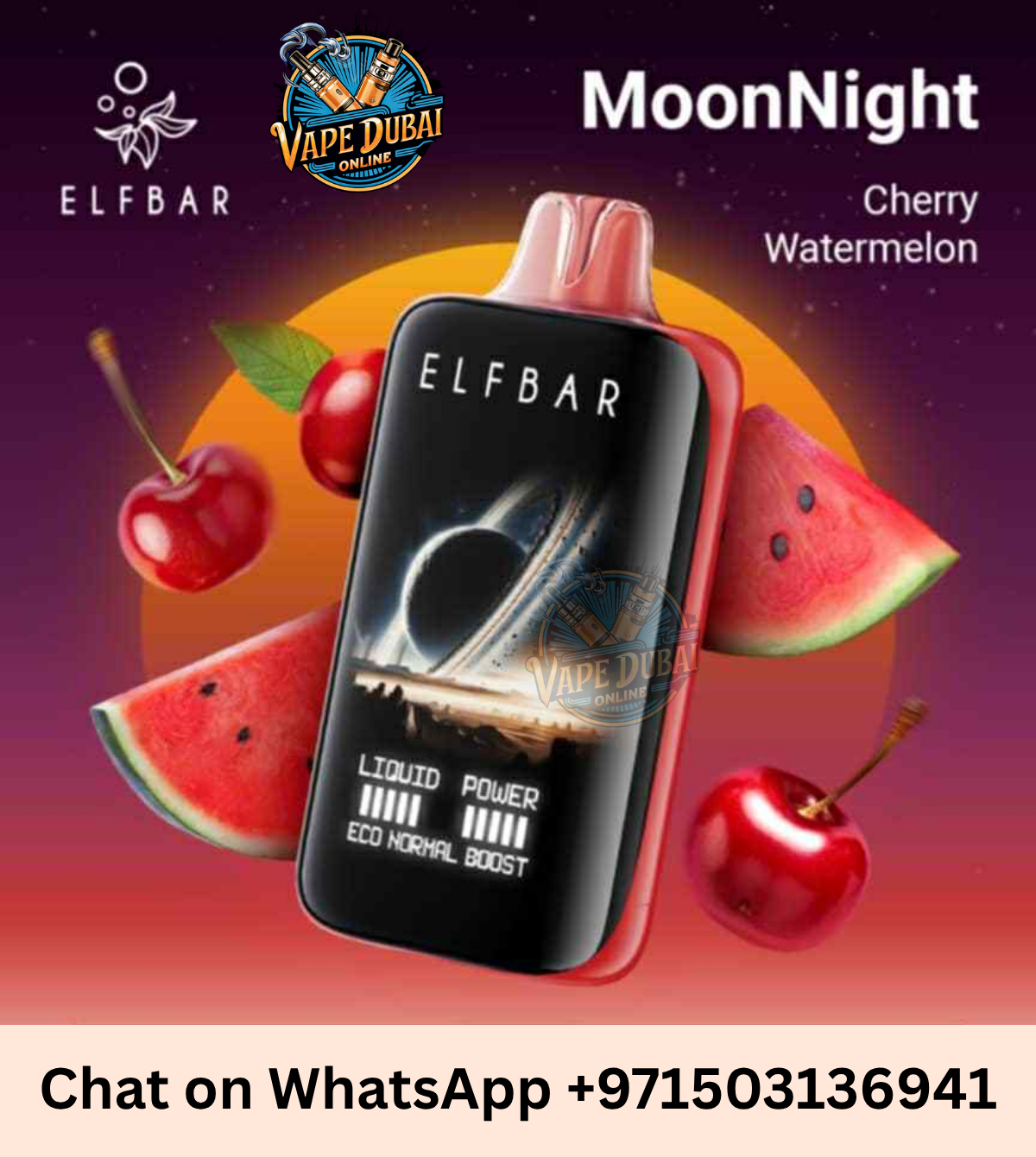 ELF BAR Moon Night 40000 Puffs Disposable Vape 50mg – UAE Edition