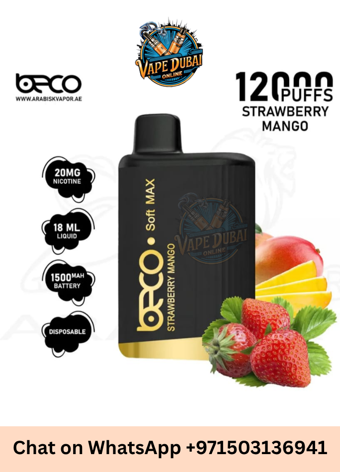 BECO SOFTMAX 12000 Puffs Disposable Vape 20mg in Dubai UAE