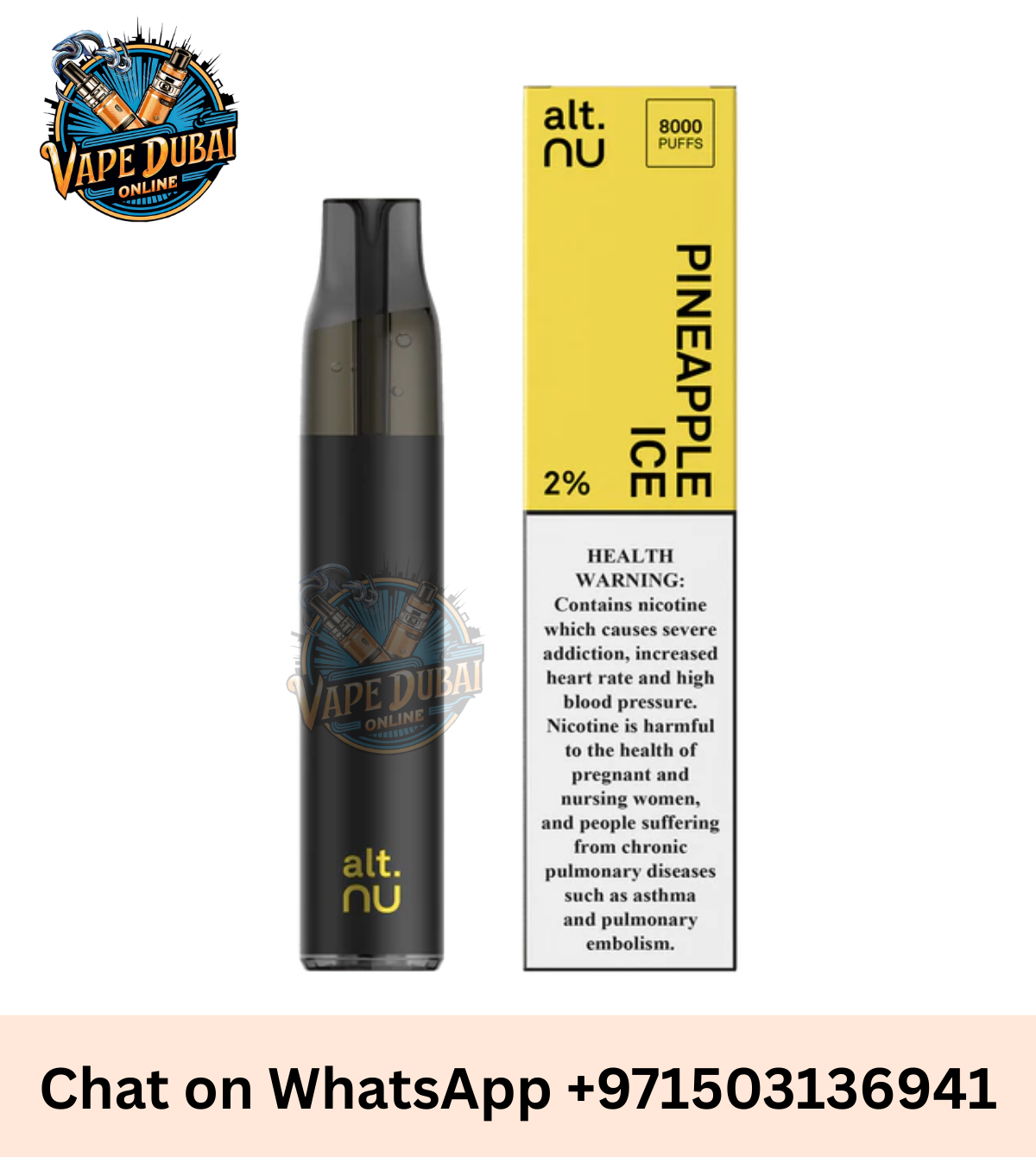Alt NU 8000 Puffs Disposable Vape 20mg – Long-Lasting FEELM MAX UAE