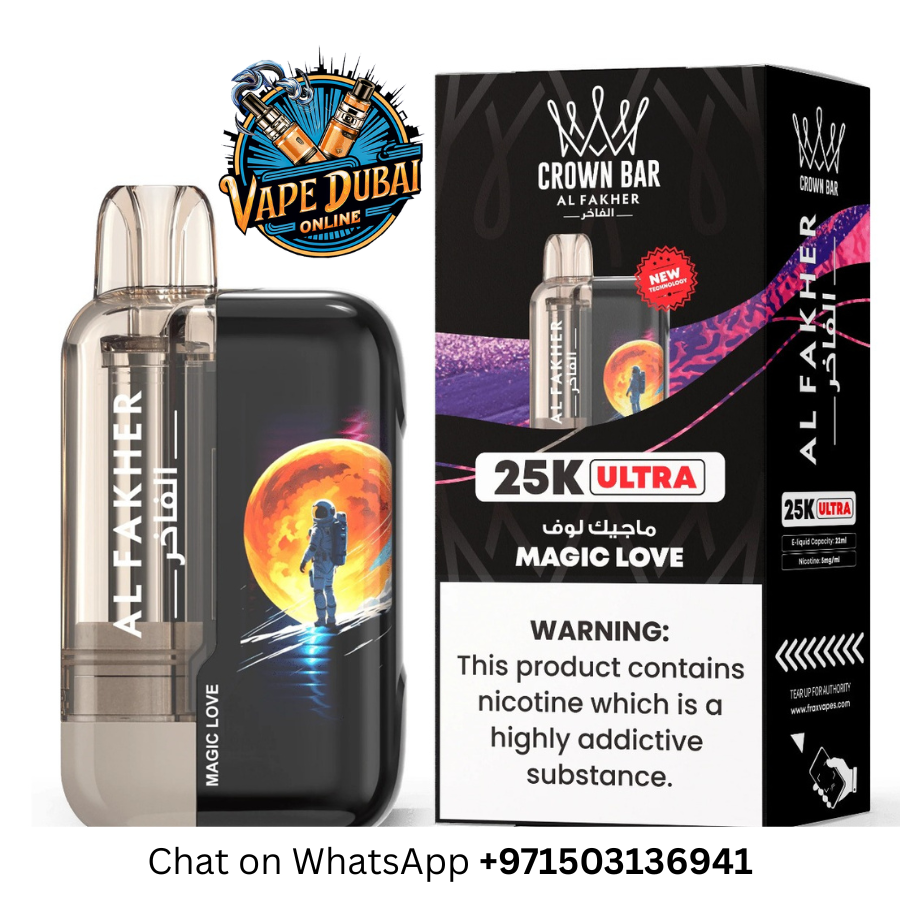Al Fakher Crown Bar Ultra 25000 Puffs Disposable Vape – Dubai UAE