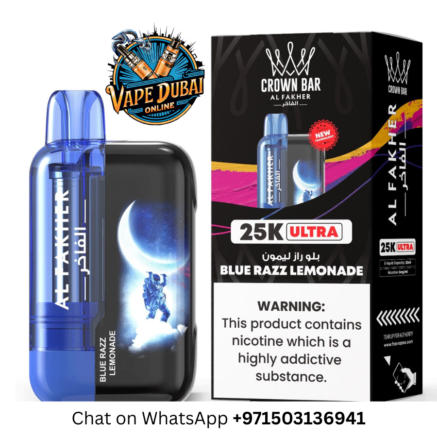 Al Fakher Crown Bar Ultra 25000 Puffs Disposable Vape – Dubai UAE