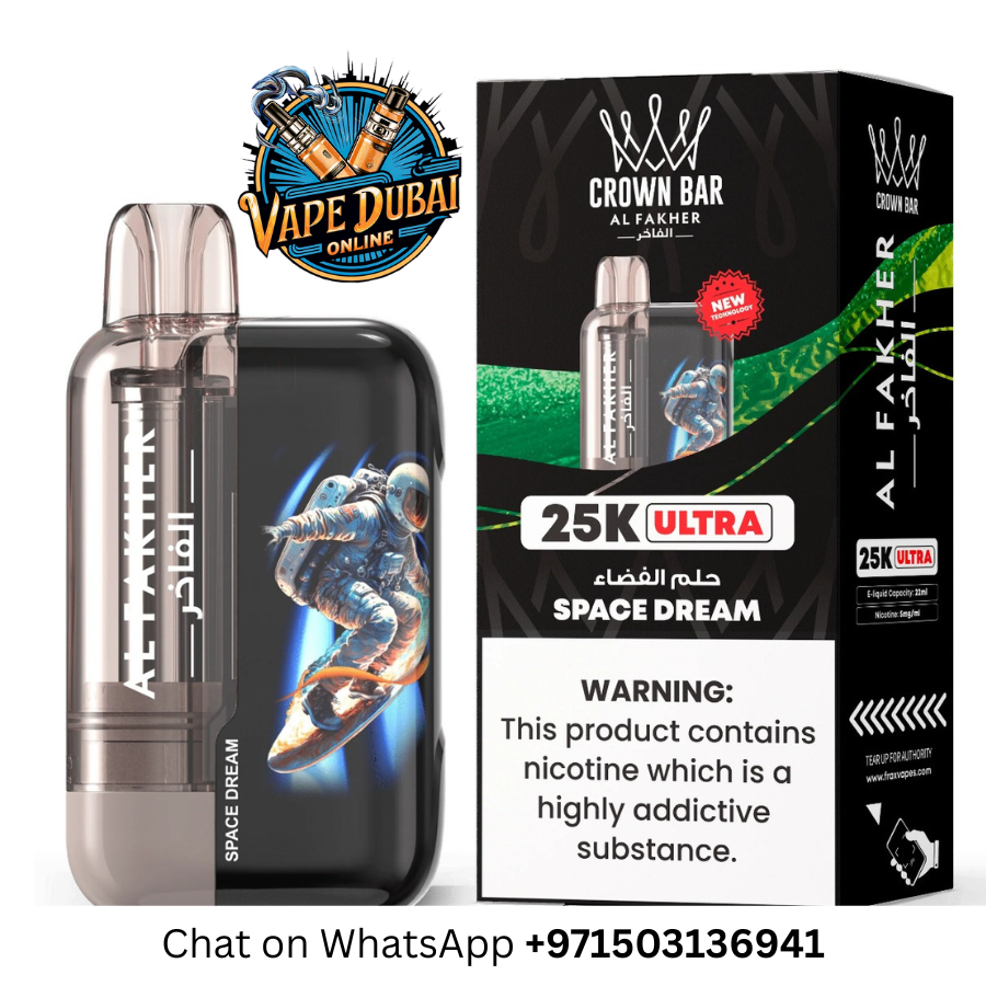 Al Fakher Crown Bar Ultra 25000 Puffs Disposable Vape – Dubai UAE