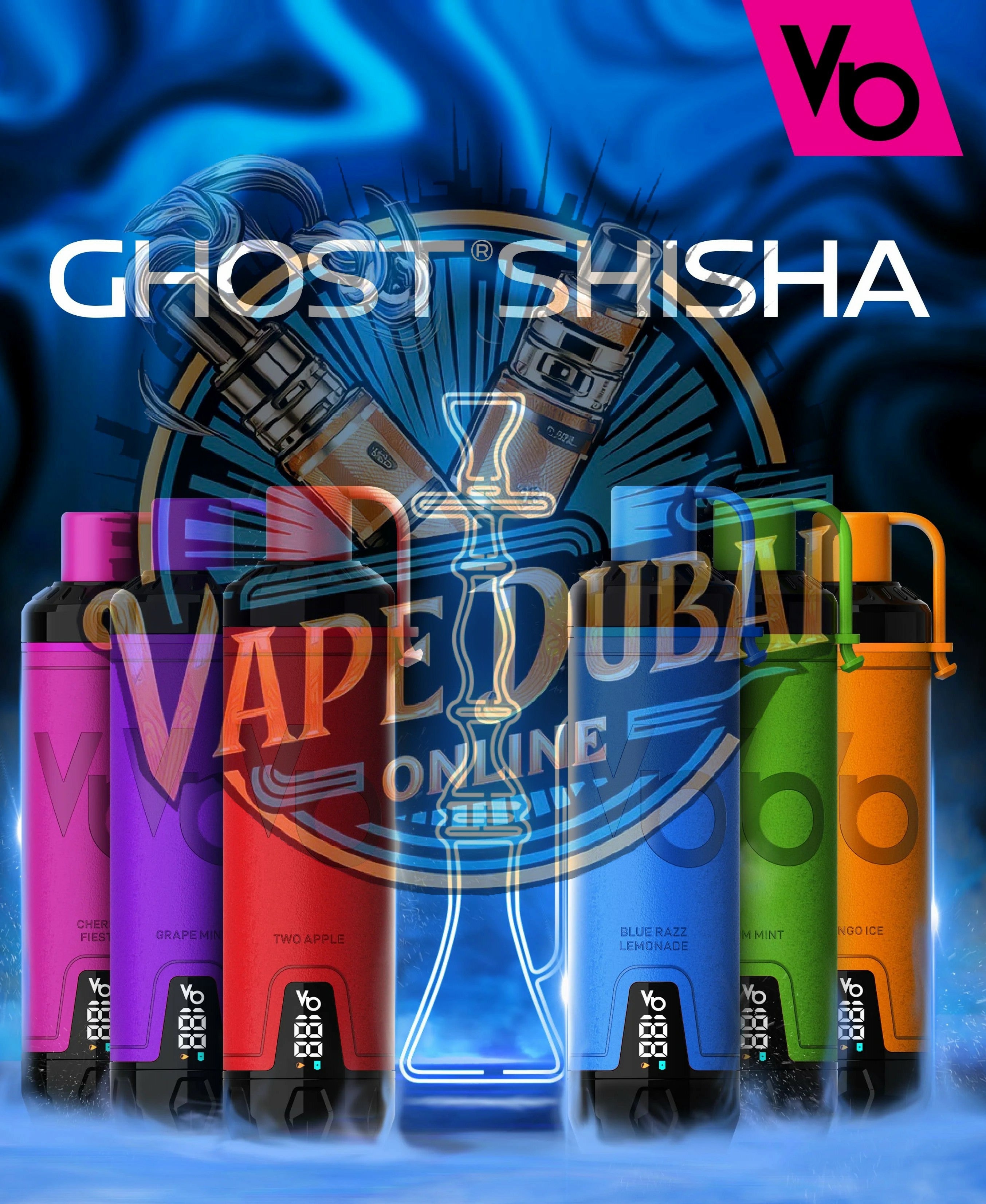 Ghost Shisha 15000 Puffs Disposable Vape – Long-Lasting Vape in Dubai, UAE
