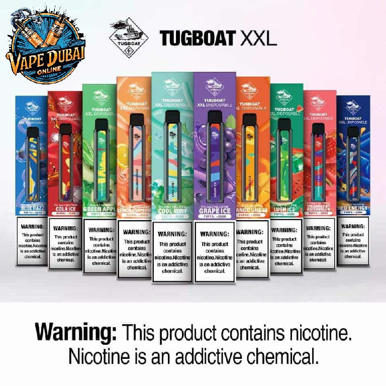 TUGBOAT XXL 2500 Puffs Disposable Vape Pod – Dubai UAE Edition