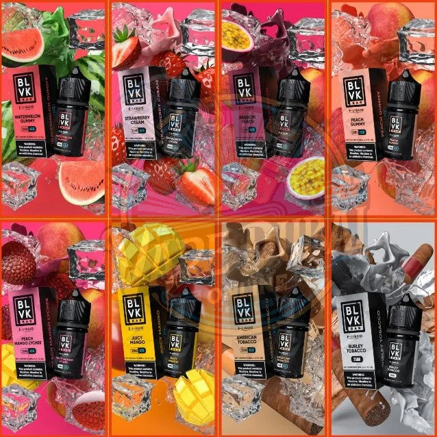 BLVK Bar Saltnic 30ml E-liquid 35mg & 50mg – Dubai Vape Juice