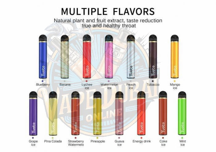 Yuoto 1500 Puffs Disposable Vape – Best Flavors in Dubai, UAE