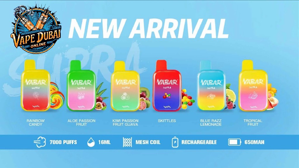 Vabar Supra 7000 Puffs Disposable Vape – Best Price in Dubai