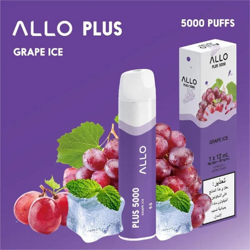 Allo Plus 5000 Puffs Disposable Vape – Dubai UAE | Type-C Rechargeable