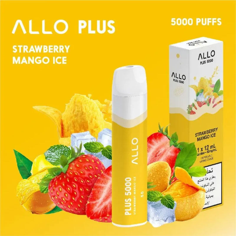 Allo Plus 5000 Puffs Disposable Vape – Dubai UAE | Type-C Rechargeable