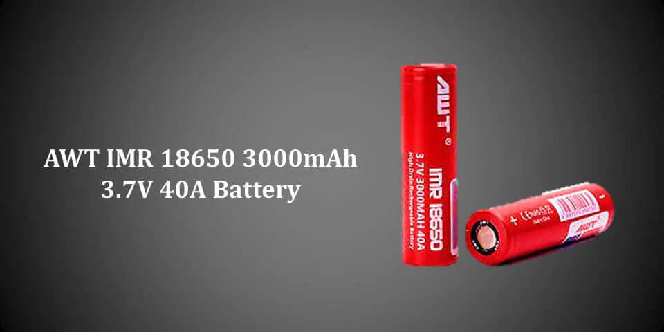 Authentic AWT IMR 18650 3000mAh 3.7V Battery – 20A High Drain UAE
