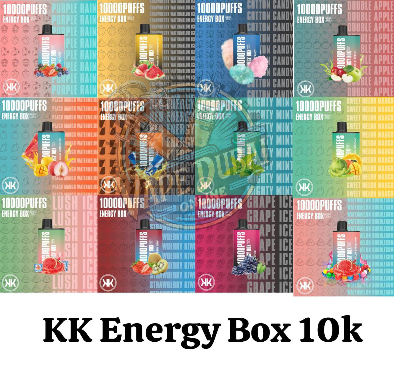 KK Energy Box 10000 Puffs Disposable Vape - Adjustable Airflow Dubai