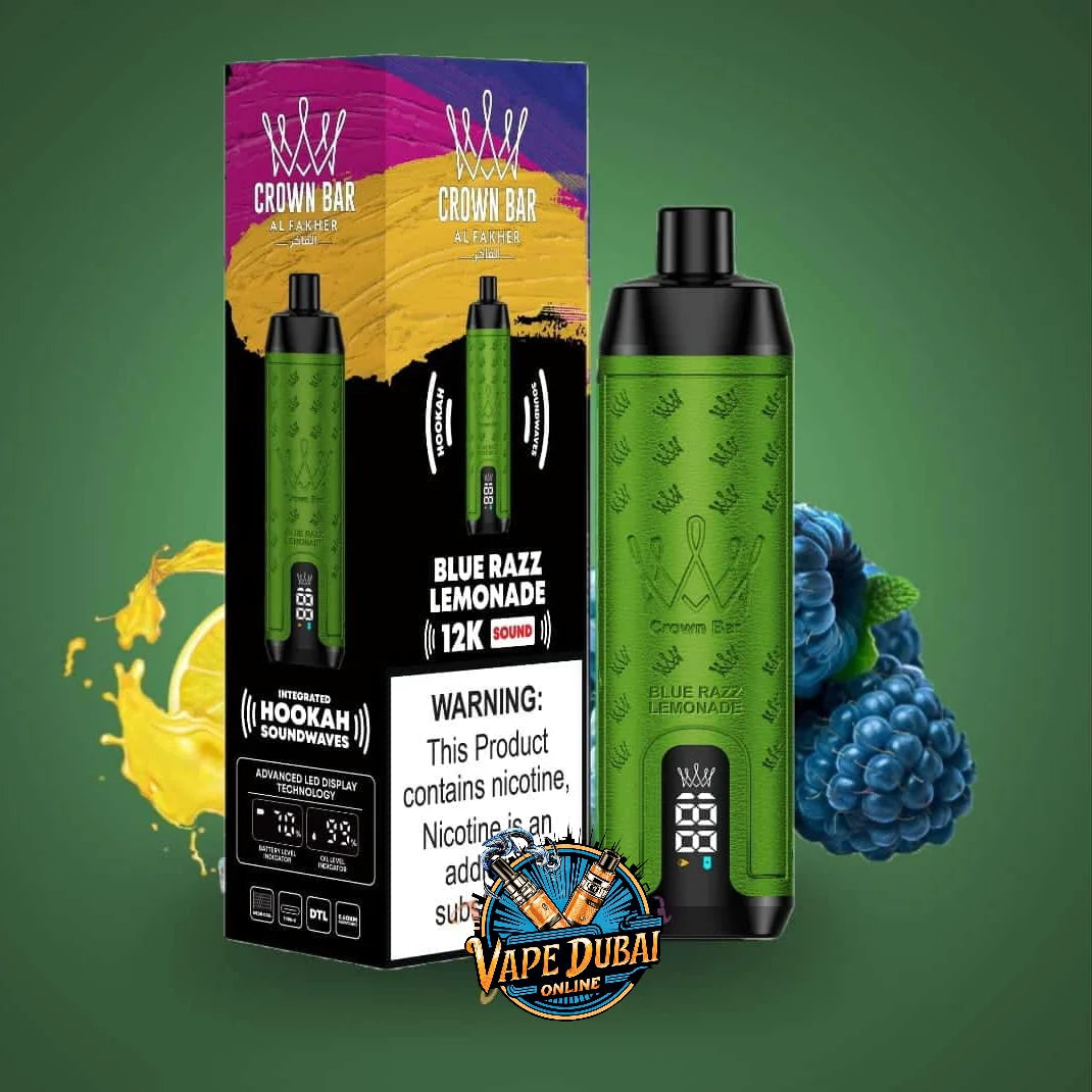 Al Fakher Crown Bar 12000 Puffs Disposable Vape – Dubai UAE