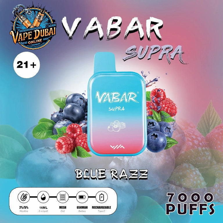 Vabar Supra 7000 Puffs Disposable Vape – Best Price in Dubai