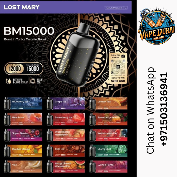 Buy LOST MARY BM15000 Puffs 50MG Disposable Vape in Dubai UAE