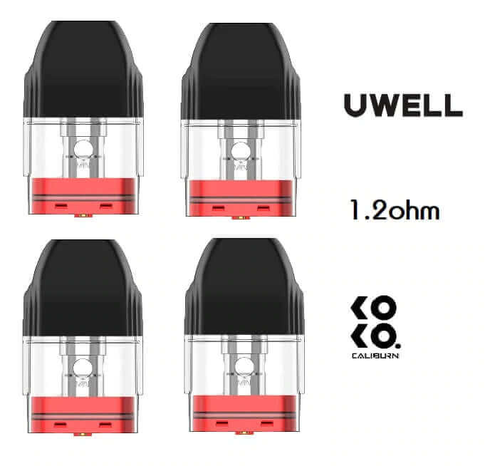 Uwell Caliburn KOKO Replacement Pods 1.2ohm - 2ml - Pack of 4 UAE