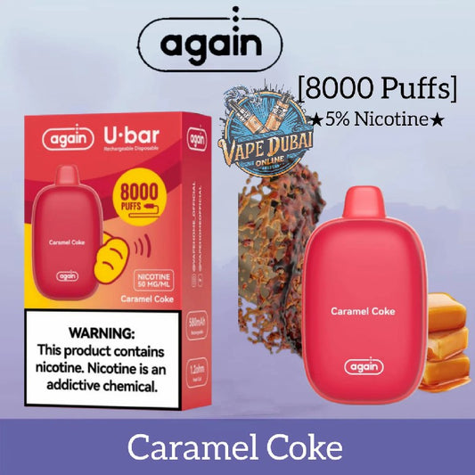 Again U Bar 8000 Puffs Disposable Vape – Now in Dubai, UAE