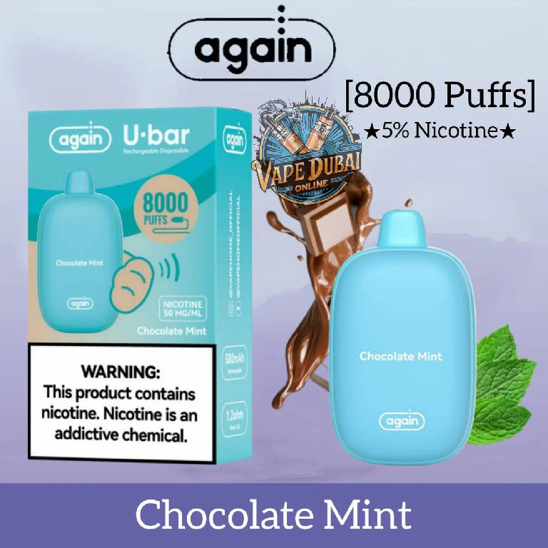 Again U Bar 8000 Puffs Disposable Vape – Now in Dubai, UAE