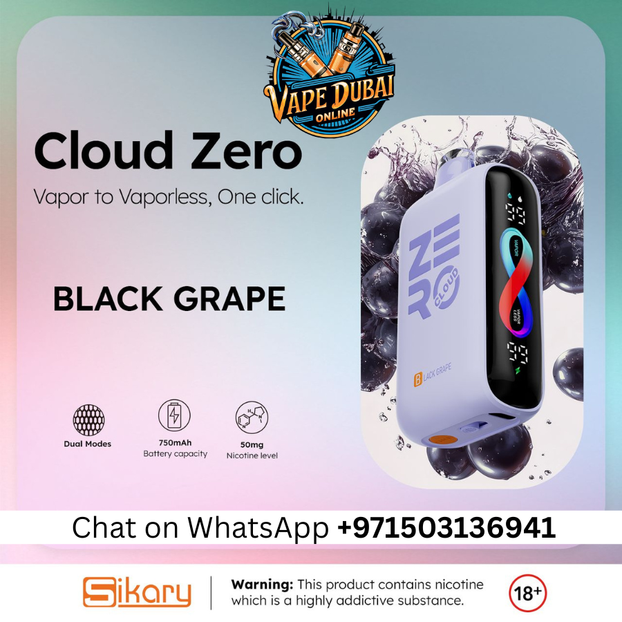 Cloud Zero 20000 Puffs Disposable Vape – Buy Online in Dubai UAE