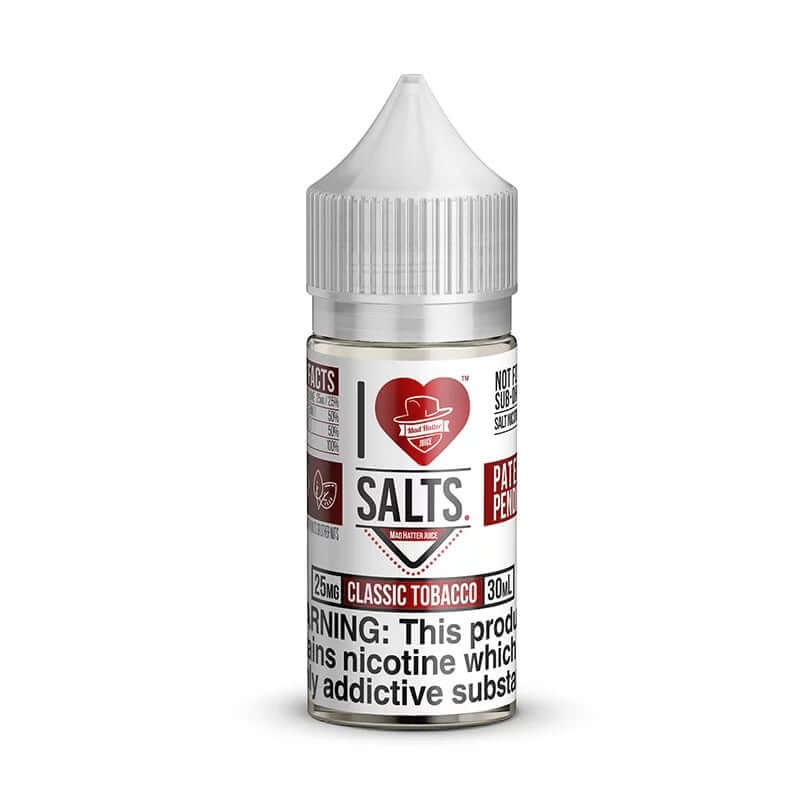 I Love Salt Nic E-Liquid 30ml Premium Made in USA Now in Dubai