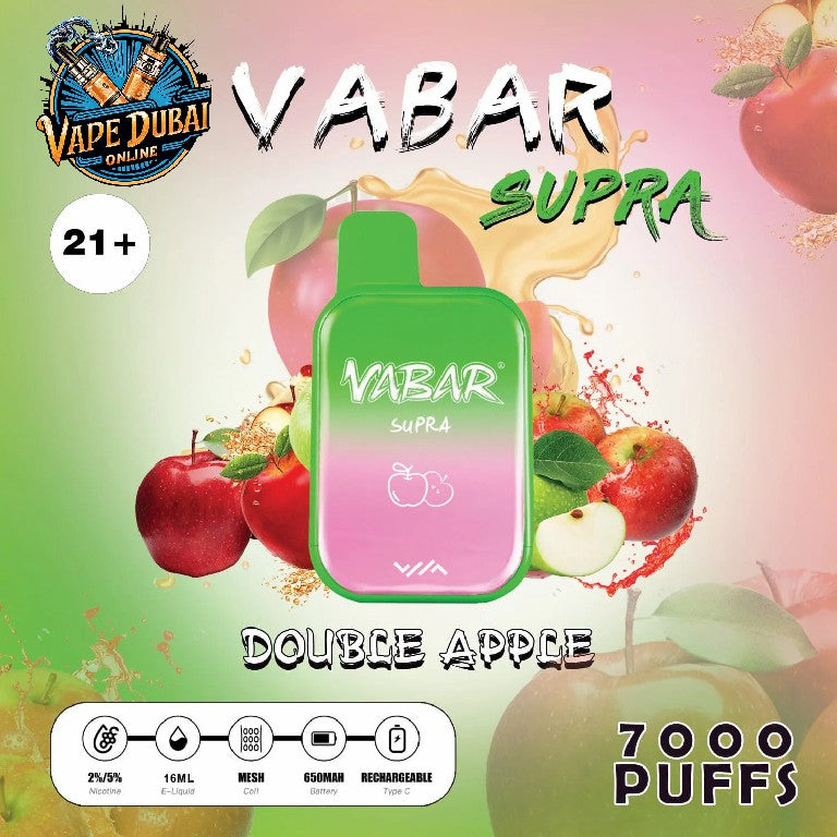 Vabar Supra 7000 Puffs Disposable Vape – Best Price in Dubai