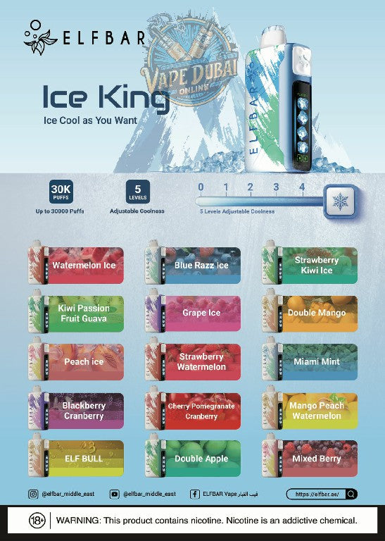ELFBAR Ice King 30000 Puffs Disposable Vape