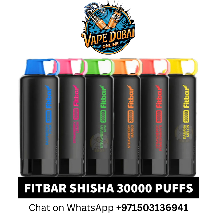 FITBAR Shisha 30000 Puffs Disposable Vape 20mg – Dubai UAE