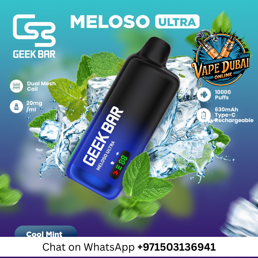 GEEK BAR Meloso Ultra 10000 Puffs Vape – Dual Mesh Dubai UAE