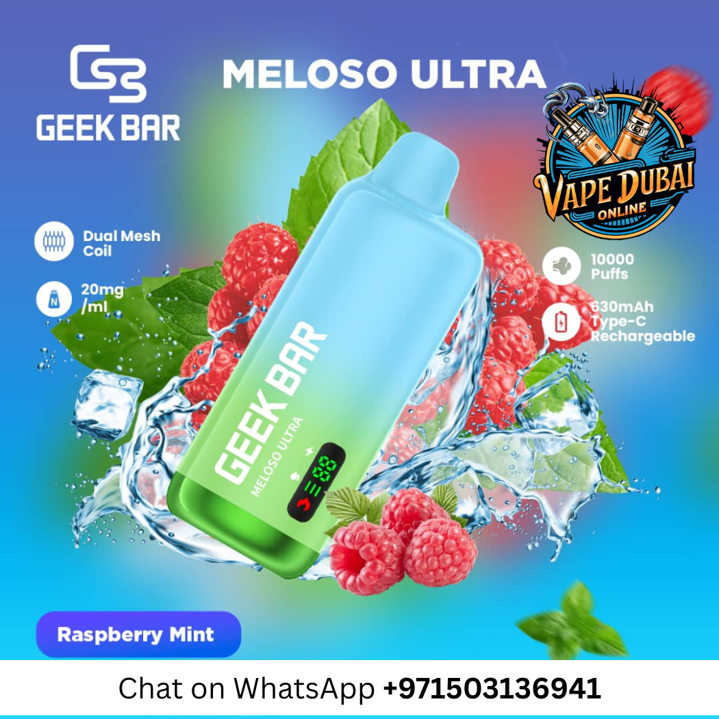 GEEK BAR Meloso Ultra 10000 Puffs Vape – Dual Mesh Dubai UAE