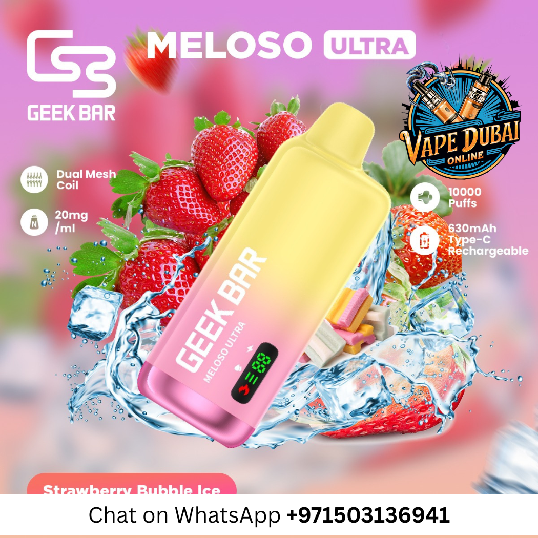 GEEK BAR Meloso Ultra 10000 Puffs Vape – Dual Mesh Dubai UAE