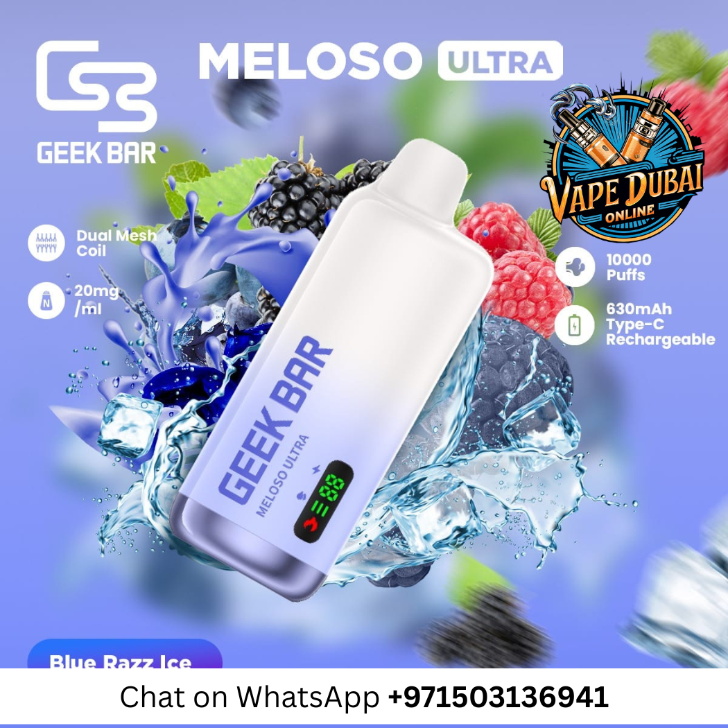 GEEK BAR Meloso Ultra 10000 Puffs Vape – Dual Mesh Dubai UAE