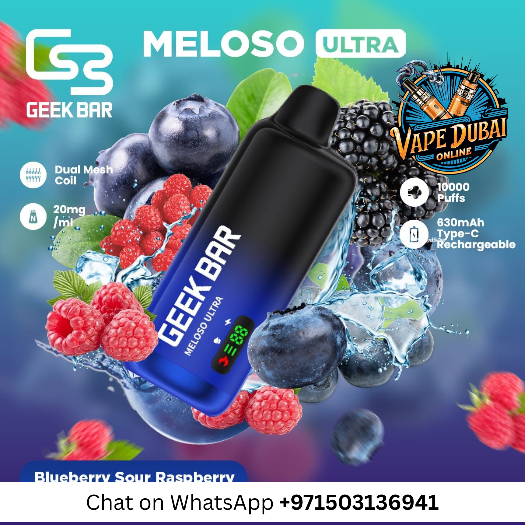 GEEK BAR Meloso Ultra 10000 Puffs Vape – Dual Mesh Dubai UAE